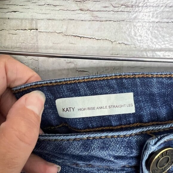 Kut From The Kloth Katy high rise  ankle straight Jeans Women's Size 18W Denim - Picture 5 of 8